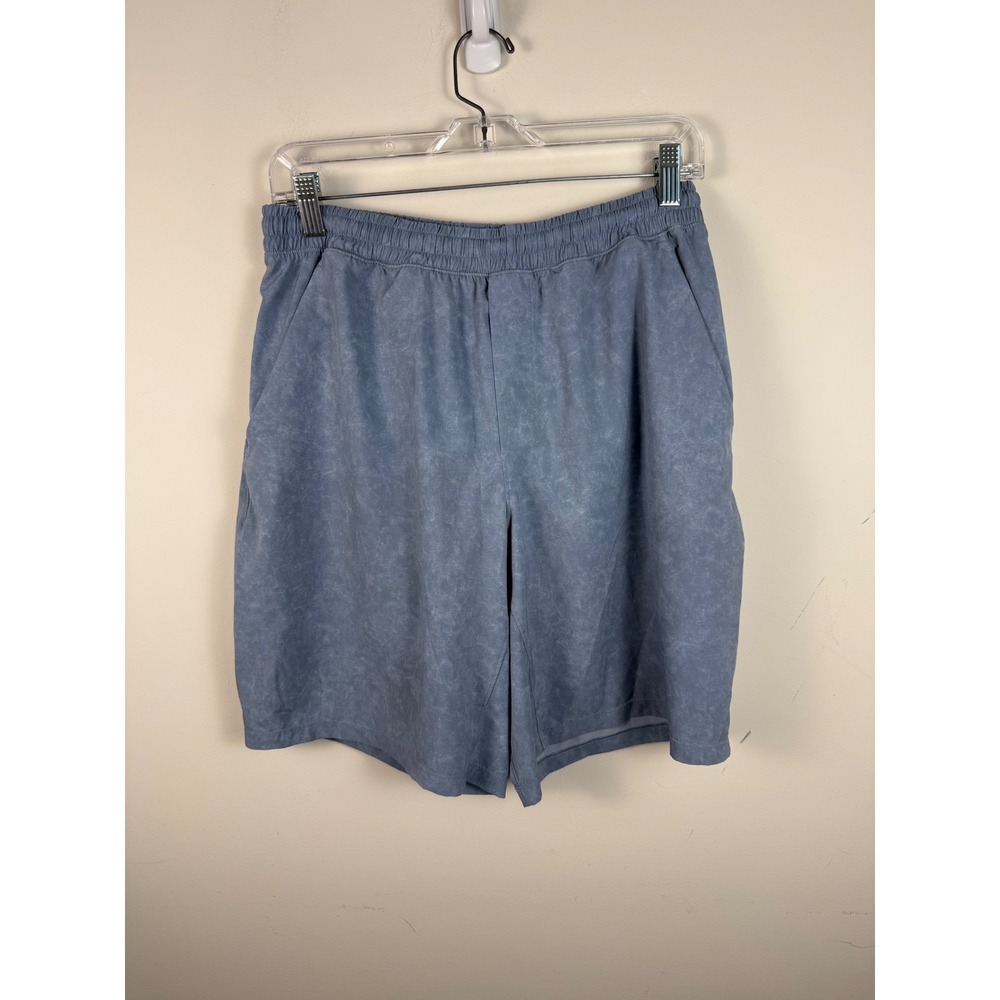 Lululemon Mens Size M Pace Breaker Shorts 9" Blue Lined Gym‎ Training LM7ADJS